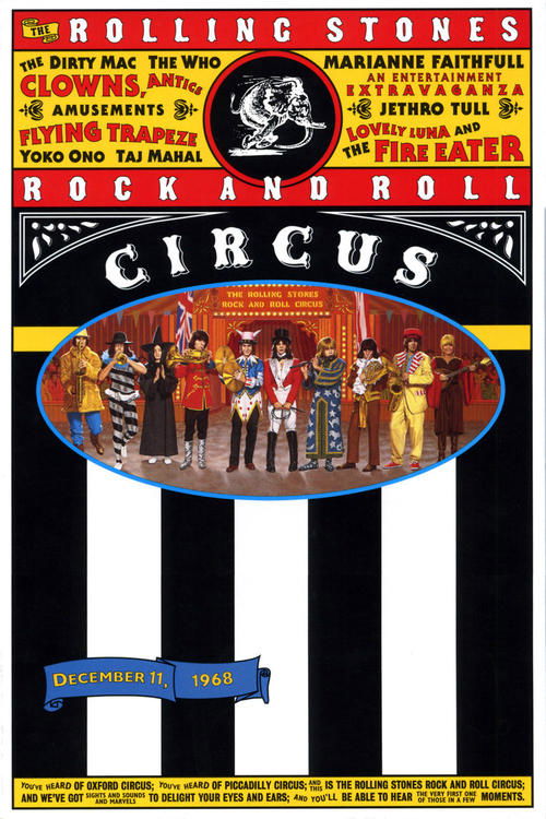 The Rolling Stones Rock and Roll Circus poster