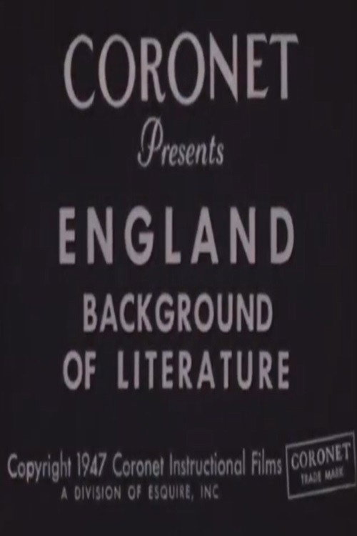 England: Background of Literature poster