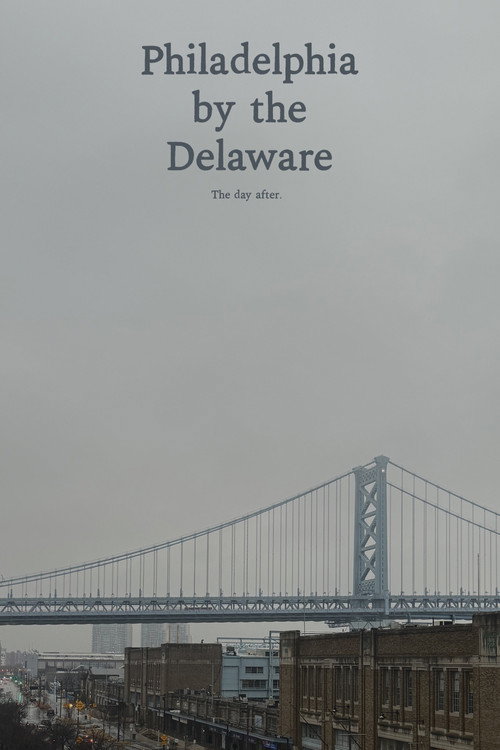 Philadelphia by the Delaware poster