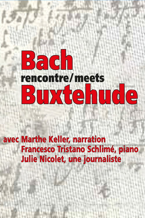 Bach rencontre Buxtehude poster