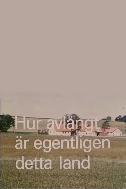 Hur avlångt är egentligen detta land? poster