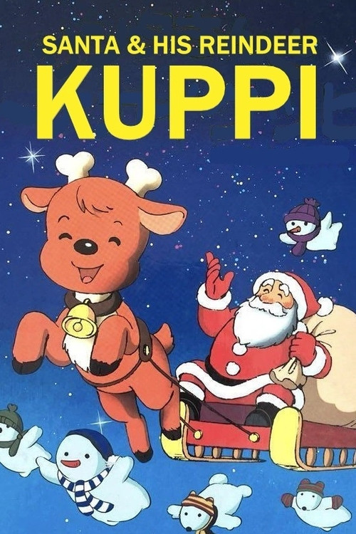 Santa & His Reindeer Kuppi poster
