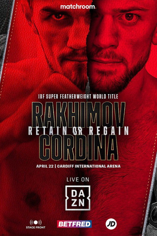 Shavkatdzhon Rakhimov vs. Joe Cordina poster