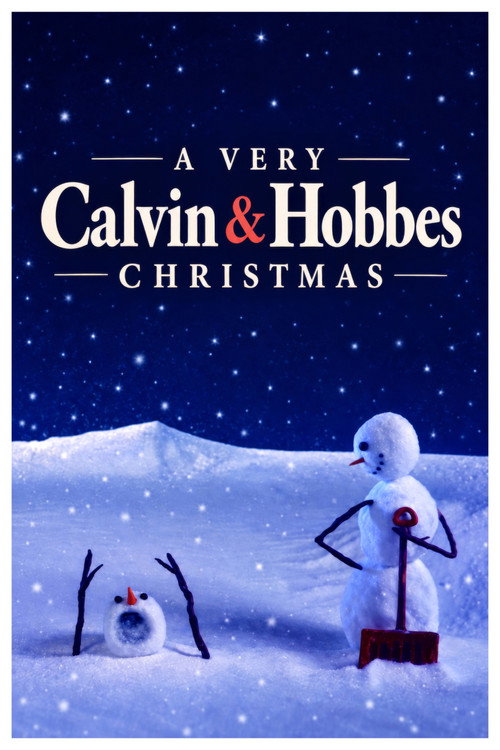 A Very Calvin & Hobbes Christmas poster