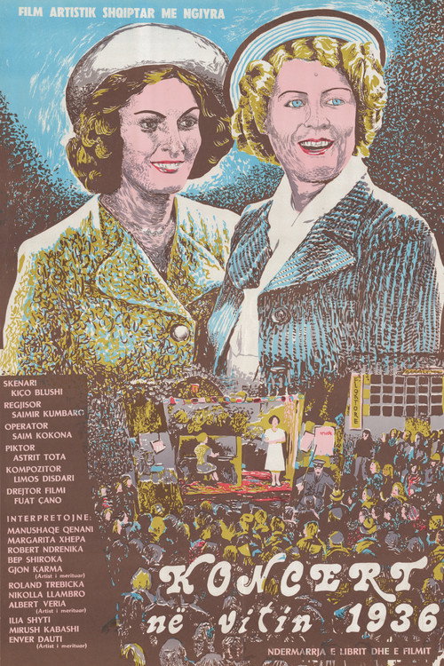 Concert of 1936 poster