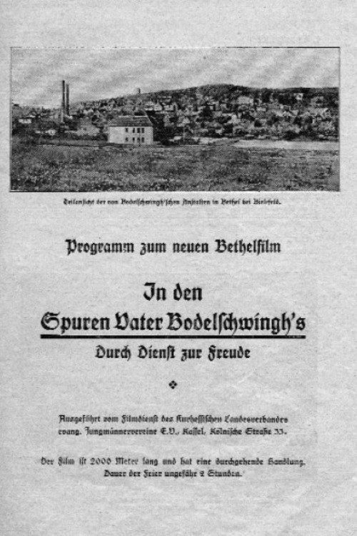 In den Spuren Vater Bodelschwinghs poster