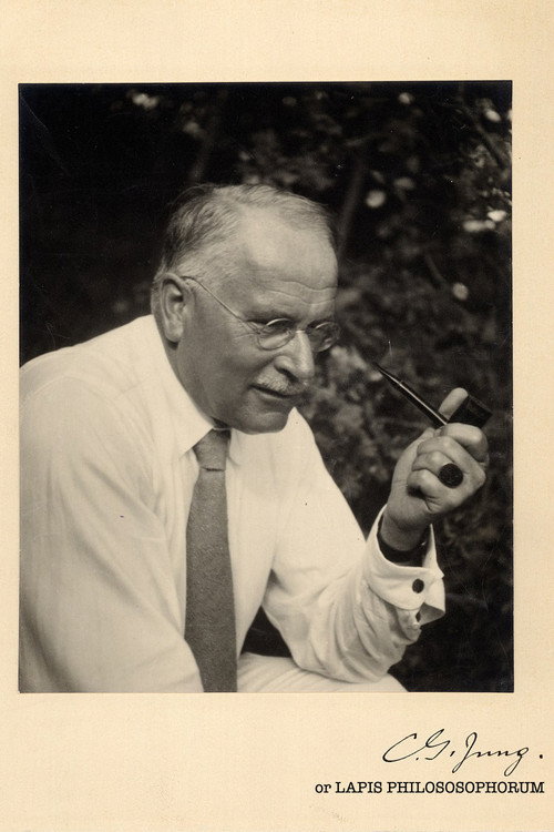 Carl G. Jung by Jerome Hill or Lapis Philosophorum poster