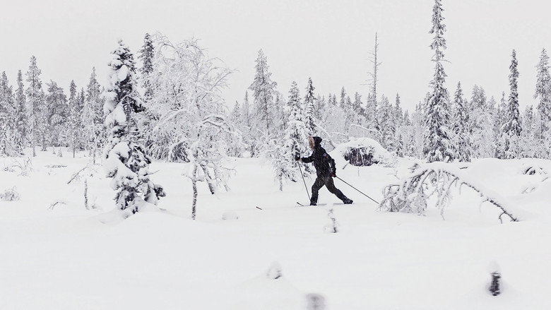 Att bäras av snö still 1